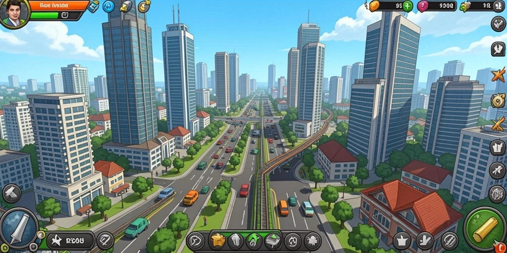 Tampilan antarmuka ASIA100 yang modern dan menarik.