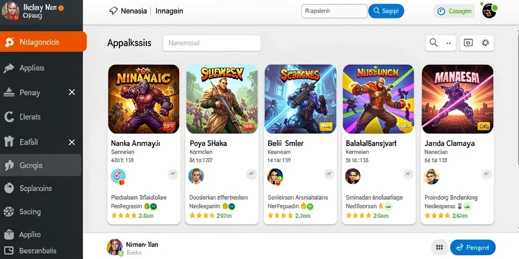 Tampilan utama aplikasi BUJANGTOTO yang user-friendly.