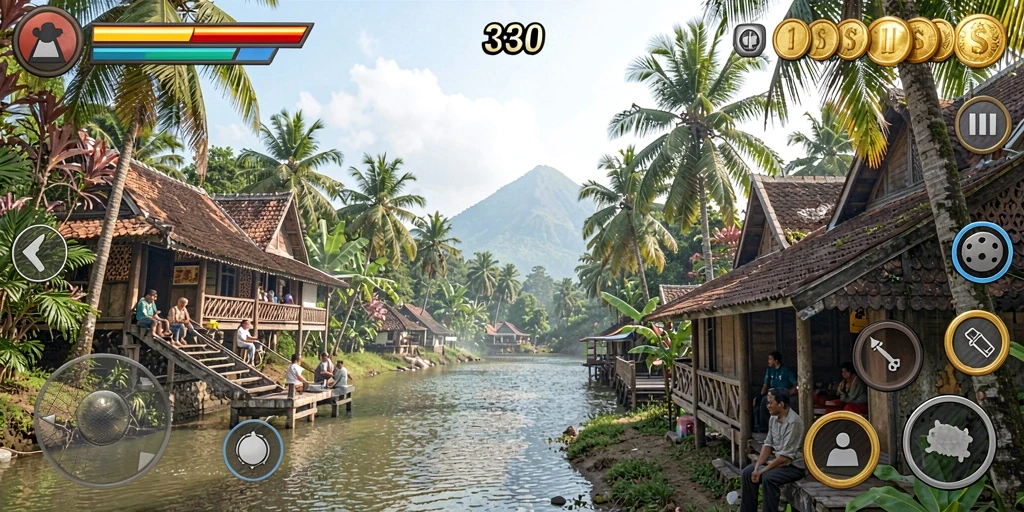 Antarmuka aplikasi yang user-friendly.