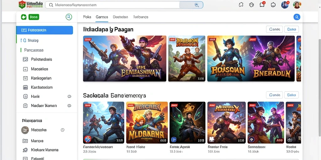 Tampilan antarmuka aplikasi yang menarik dan modern.