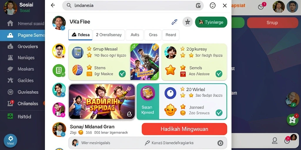 Tampilan mesin slot yang menarik dan berwarna-warni.