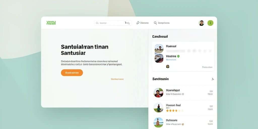 Tampilan antarmuka yang modern dan menarik.