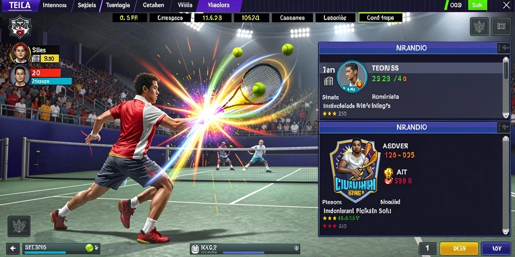 Tampilan antarmuka gamified yang menarik.