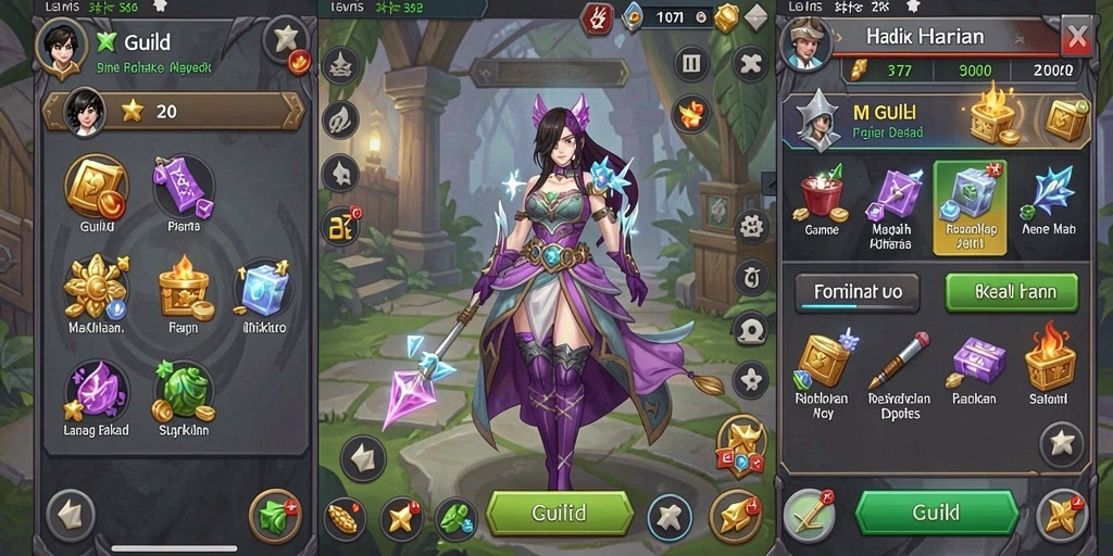 Screenshot menampilkan halaman utama NUSABET dengan menu navigasi.