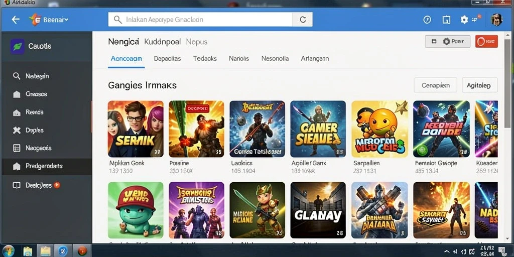 Antarmuka aplikasi yang ramah pengguna.
