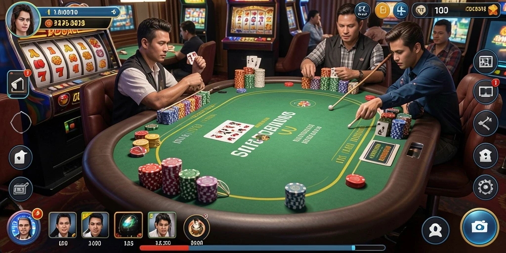 Tangkapan layar permainan slot yang menarik.